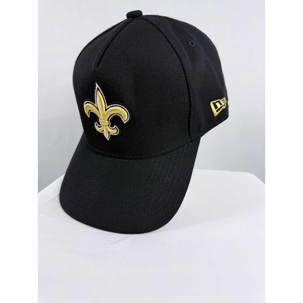 New Era 9FORTY New Orleans Saints 30th Anniversary Snapback Hat Black Gold